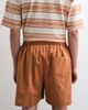 ASOS COLLECTIVE ASOS COLLECTIVE cotton shorts with linen in orange - part of a set-Brown - 4