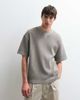 ASOS COLLECTIVE ASOS COLLECTIVE heavyweight oversized waffle T-shirt in washed gray-Brown - 1