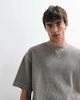 ASOS COLLECTIVE ASOS COLLECTIVE heavyweight oversized waffle T-shirt in washed gray-Brown - 3