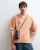 ASOS COLLECTIVE ASOS COLLECTIVE heavyweight oversized waffle t-shirt in washed orange-White - 1