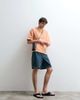 ASOS COLLECTIVE ASOS COLLECTIVE heavyweight oversized waffle t-shirt in washed orange-White - 4