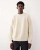 ASOS COLLECTIVE ASOS COLLECTIVE oversized knit wool sweater in ecru-White - 1
