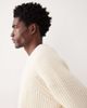 ASOS COLLECTIVE ASOS COLLECTIVE oversized knit wool sweater in ecru-White - 4