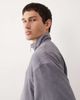 ASOS COLLECTIVE ASOS COLLECTIVE oversized suede track jacket in gray - 4