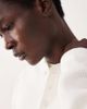 ASOS COLLECTIVE ASOS COLLECTIVE super heavyweight oversized boxy long sleeve waffle knit henley t-shirt in cream-White - 3