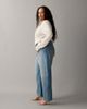 ASOS Curve ASOS DESIGN Circular Design Collection Curve slim barrel leg jeans in light midwash-Blue - 2