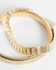 ASOS Curve ASOS DESIGN Curve 2-pack bracelets in gold tone - 2