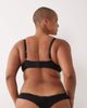 ASOS Curve ASOS DESIGN Curve 3 pack thong with lace trim in black - 4