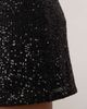 ASOS Curve ASOS DESIGN Curve allover sequin micro mini skirt in black - 4