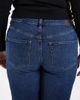 ASOS Curve ASOS DESIGN Curve ankle grazer comfort stretch straight leg jeans in dark mid blue-Navy - 4