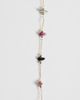 ASOS Curve ASOS DESIGN Curve anklet with station multi-colored chippings in gold tone - 3