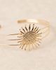 ASOS Curve ASOS DESIGN Curve arm cuff with sun design in gold tone - 2