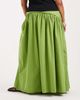 ASOS Curve ASOS DESIGN Curve asymmetric dropped waist maxi skirt in green-Multi - 3