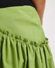 ASOS Curve ASOS DESIGN Curve asymmetric dropped waist maxi skirt in green-Multi - 4