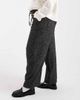 ASOS Curve ASOS DESIGN Curve barrel leg pants with seam detailing in textured black and white plaid - 2