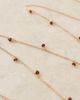 ASOS Curve ASOS DESIGN Curve belly chain with amber beads in gold tone - 3