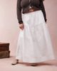 ASOS Curve ASOS DESIGN Curve boho maxi skirt with embroidered hem in white - 2