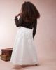 ASOS Curve ASOS DESIGN Curve boho maxi skirt with embroidered hem in white - 3