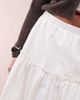 ASOS Curve ASOS DESIGN Curve boho maxi skirt with embroidered hem in white - 4