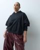 ASOS Curve ASOS DESIGN Curve boxy brushback hoodie in black - 2