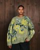 ASOS Curve ASOS DESIGN Curve brushed floral placement sweater in sage-Green - 2