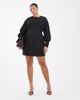 ASOS Curve ASOS DESIGN Curve button down blazer structured mini dress in black - 2