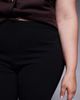 ASOS Curve ASOS DESIGN Curve capri pants with side split in black - 2