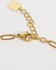 ASOS Curve ASOS DESIGN Curve chain bracelet with paperchain links-GOLD - 2