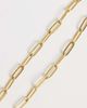 ASOS Curve ASOS DESIGN Curve chain bracelet with paperchain links-GOLD - 3