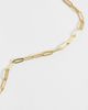 ASOS Curve ASOS DESIGN Curve chain necklace with paperchain links-GOLD - 4