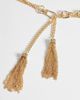 ASOS Curve ASOS DESIGN Curve chain tassel belt in gold - 2