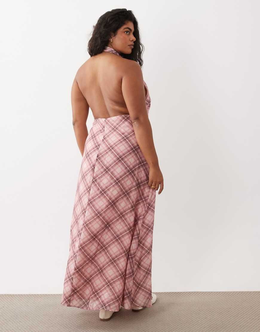 asos pink chiffon dress Curve Pair this dress with size:2XLARGE asos hot pink dress Length_High Low Champagne Bridesmaid Dresses &