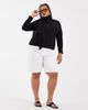 ASOS Curve ASOS DESIGN Curve chiffon scarf detail sheer blouse in black - 3