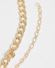 ASOS Curve ASOS DESIGN Curve chunky chain coin belt-Gold - 2