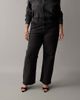 ASOS Curve ASOS DESIGN Curve comfort stretch straight leg jeans in black - 3