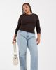 ASOS Curve ASOS DESIGN Curve comfort stretch straight leg jeans in light wash-Blue - 1