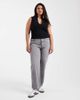ASOS Curve ASOS DESIGN Curve compact cotton plunge top in black - 3