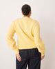 ASOS Curve ASOS DESIGN Curve compact fluffy cardigan with structured sleeve in buttermilk-Yellow - 4