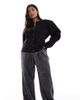 ASOS Curve ASOS DESIGN Curve corduroy pull on pants in gray - 1