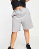 ASOS Curve ASOS DESIGN Curve cotton 90s mid-rise sweat short in longer length in gray - GRAY - 1