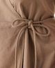 ASOS Curve ASOS DESIGN Curve cotton linen blend halter neck wrap mini sundress in ash brown - 4