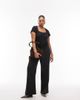 ASOS Curve ASOS DESIGN Curve cotton square neck cap sleeve top in black - 2
