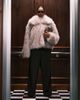 ASOS Curve ASOS DESIGN Curve cropped faux fur jacket in cream-White - 2