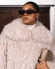 ASOS Curve ASOS DESIGN Curve cropped faux fur jacket in cream-White - 3