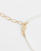ASOS Curve ASOS DESIGN Curve faux-pearl bead necklace with fish pendant in gold tone-Multi - 3