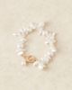 ASOS Curve ASOS DESIGN Curve faux pearl bracelet with t-bar detail in gold tone - 2