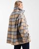 ASOS Curve ASOS DESIGN Curve funnel neck car coat with wool and toggle detail in heritage plaid-Multi - 4