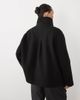 ASOS Curve ASOS DESIGN Curve funnel neck formal harrington jacket in black - 4