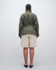 ASOS Curve ASOS DESIGN Curve funnel neck tie belt trench coat in Khaki-Brown - 4