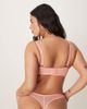 ASOS Curve ASOS DESIGN Curve Giselle premium sparkle embroidery underwire bra in coral-pink - 2